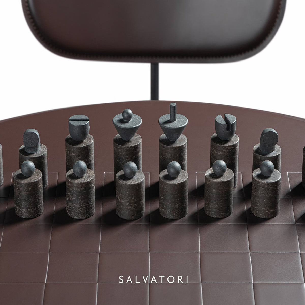 Flirt Chess Table Dark Brown