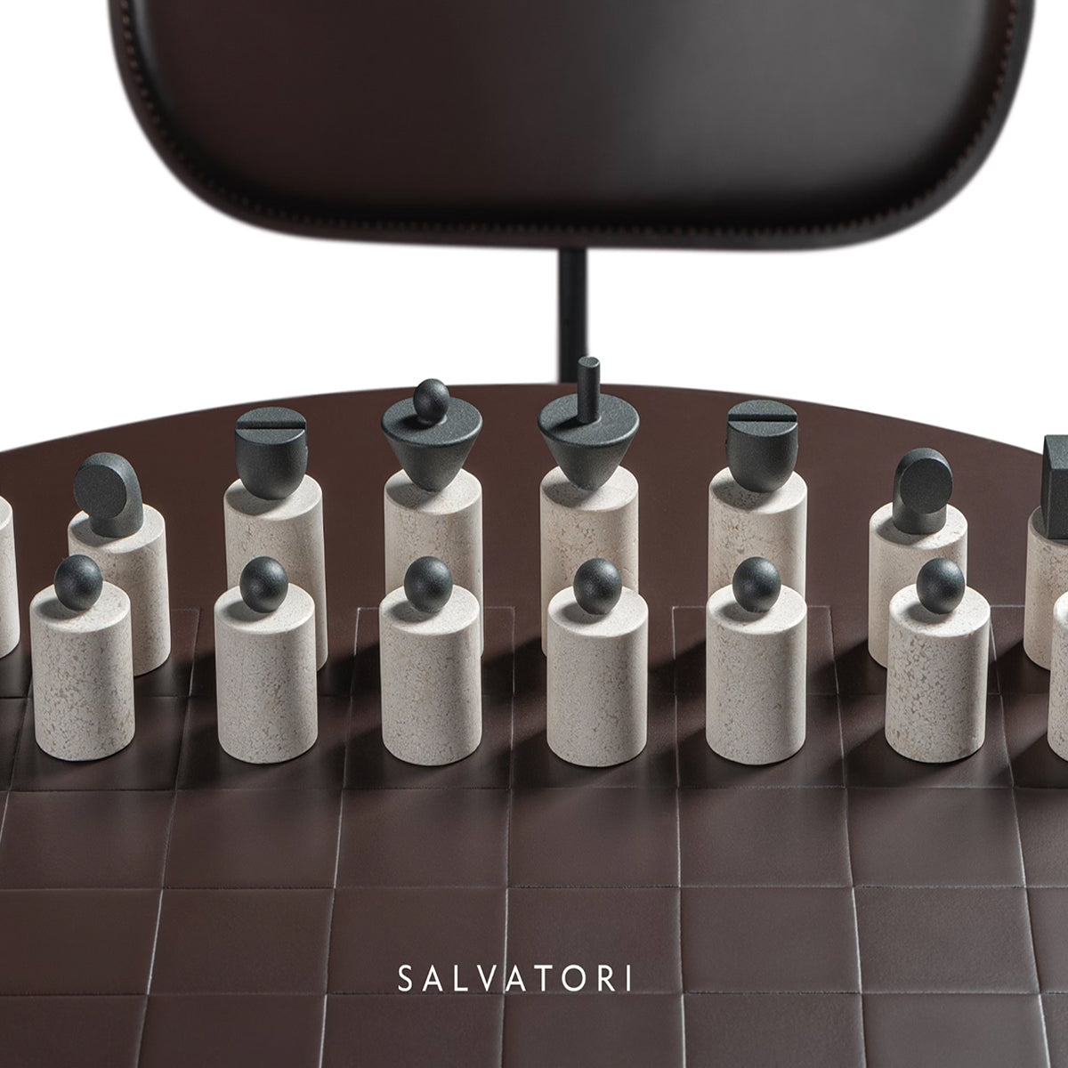 Flirt Chess Table Dark Brown