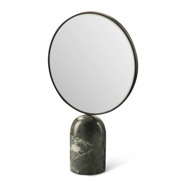 Round Mirror with marble Base