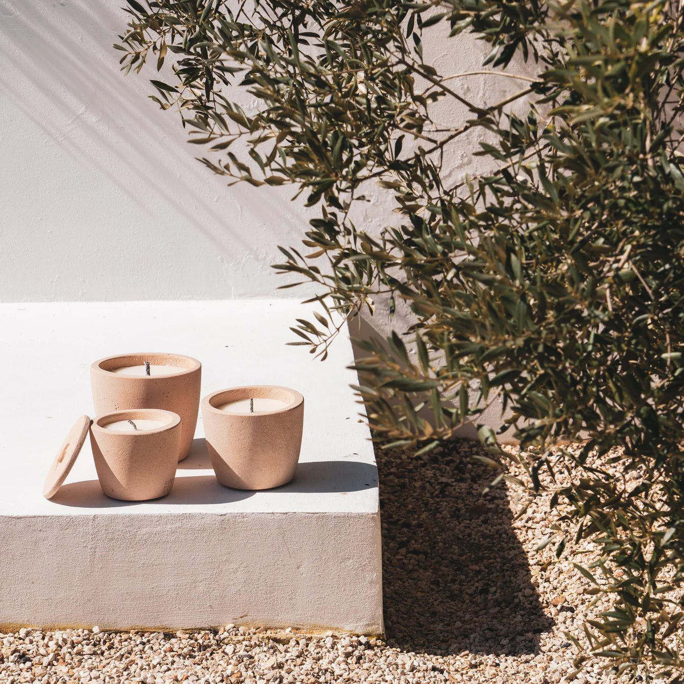 Urban Outdoor Garden Candle XL + lid - Blush