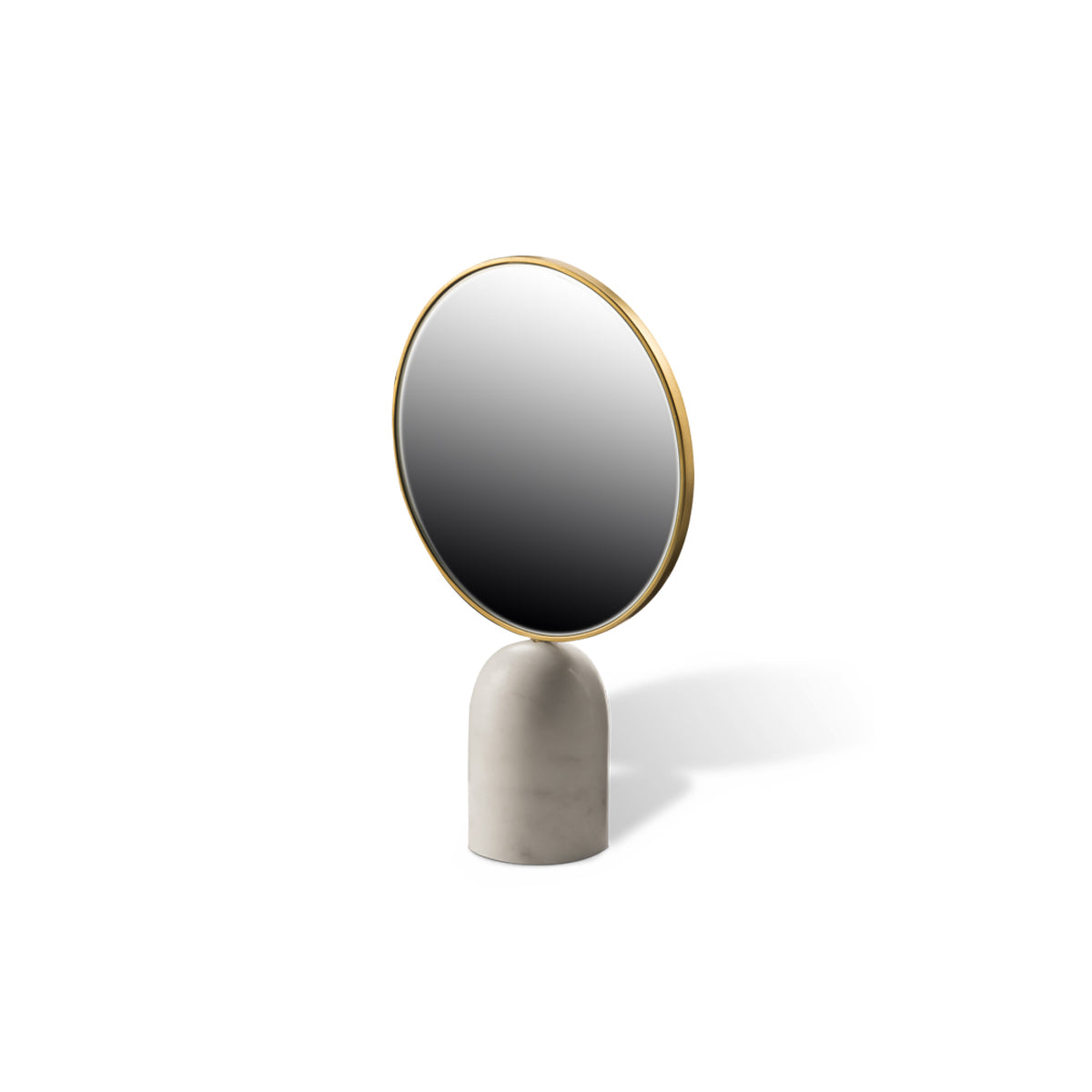 Round Mirror with marble Base