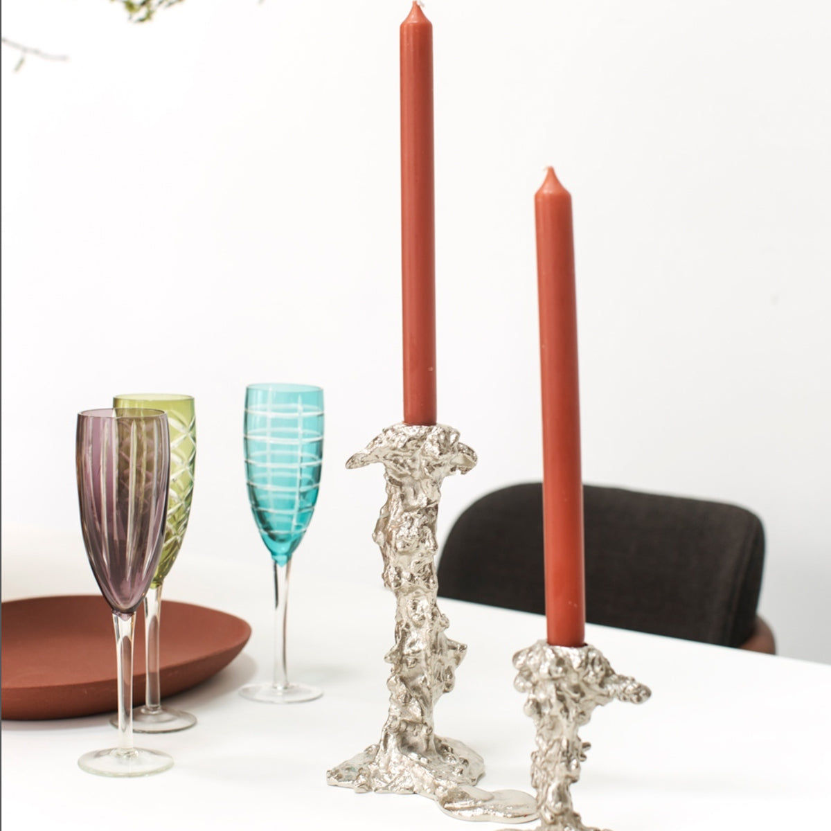 Cuttings Champagne Glasses Set