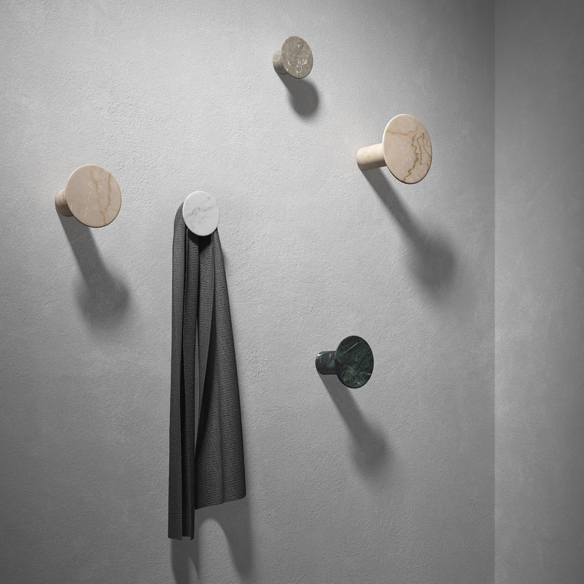 Fontane Bianche Wall Hook Gris du Marais