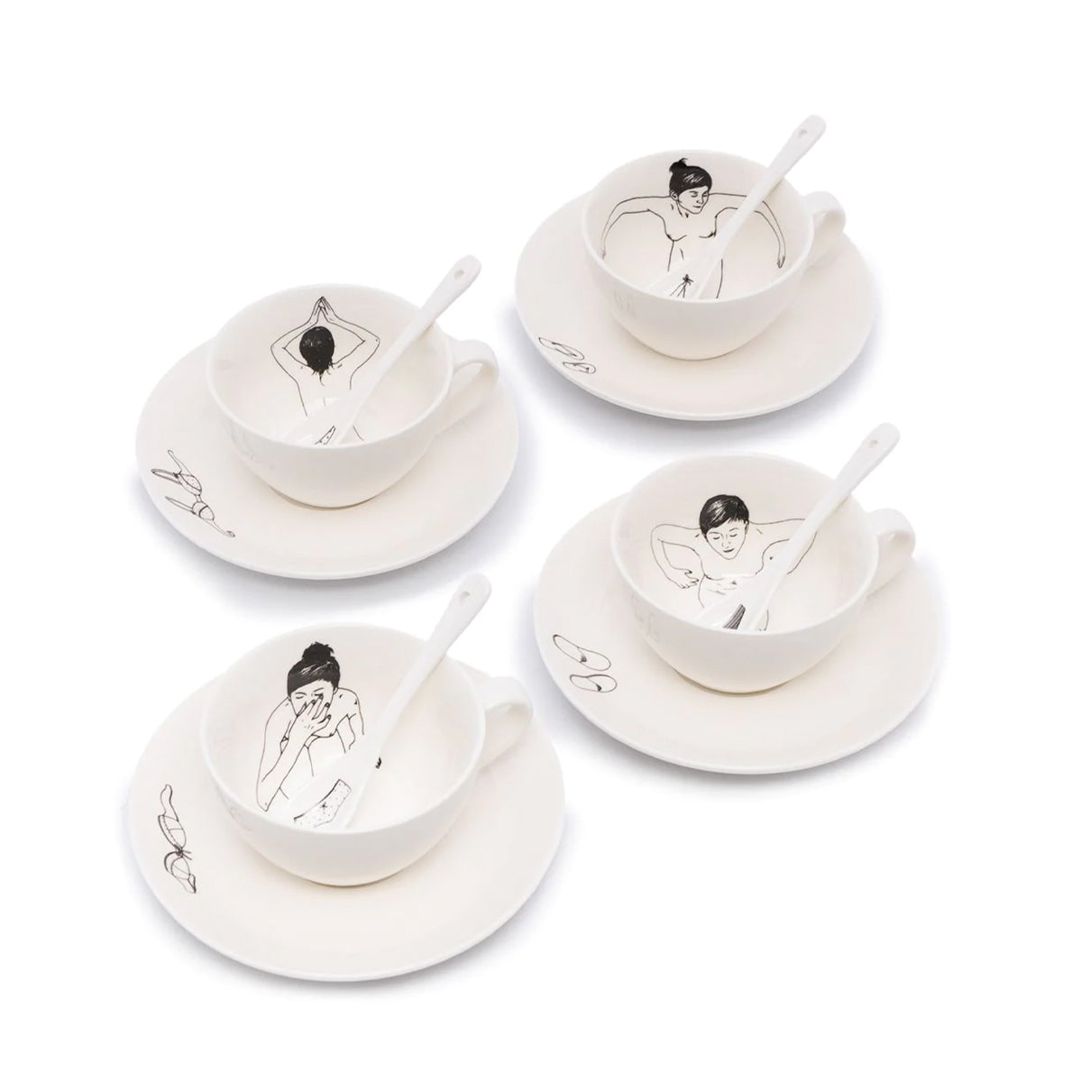 Undressed Ceramic Tea Set