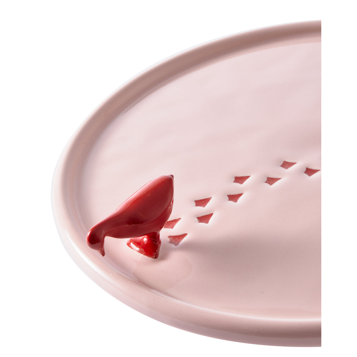 Walking Duck Plate Pink