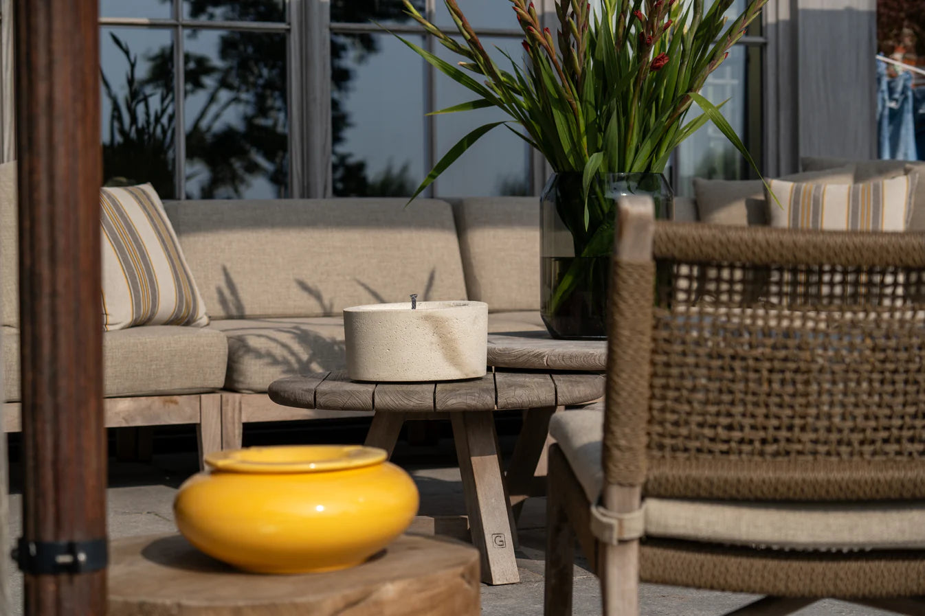 Urban Outdoor Table Candle Three - Desert