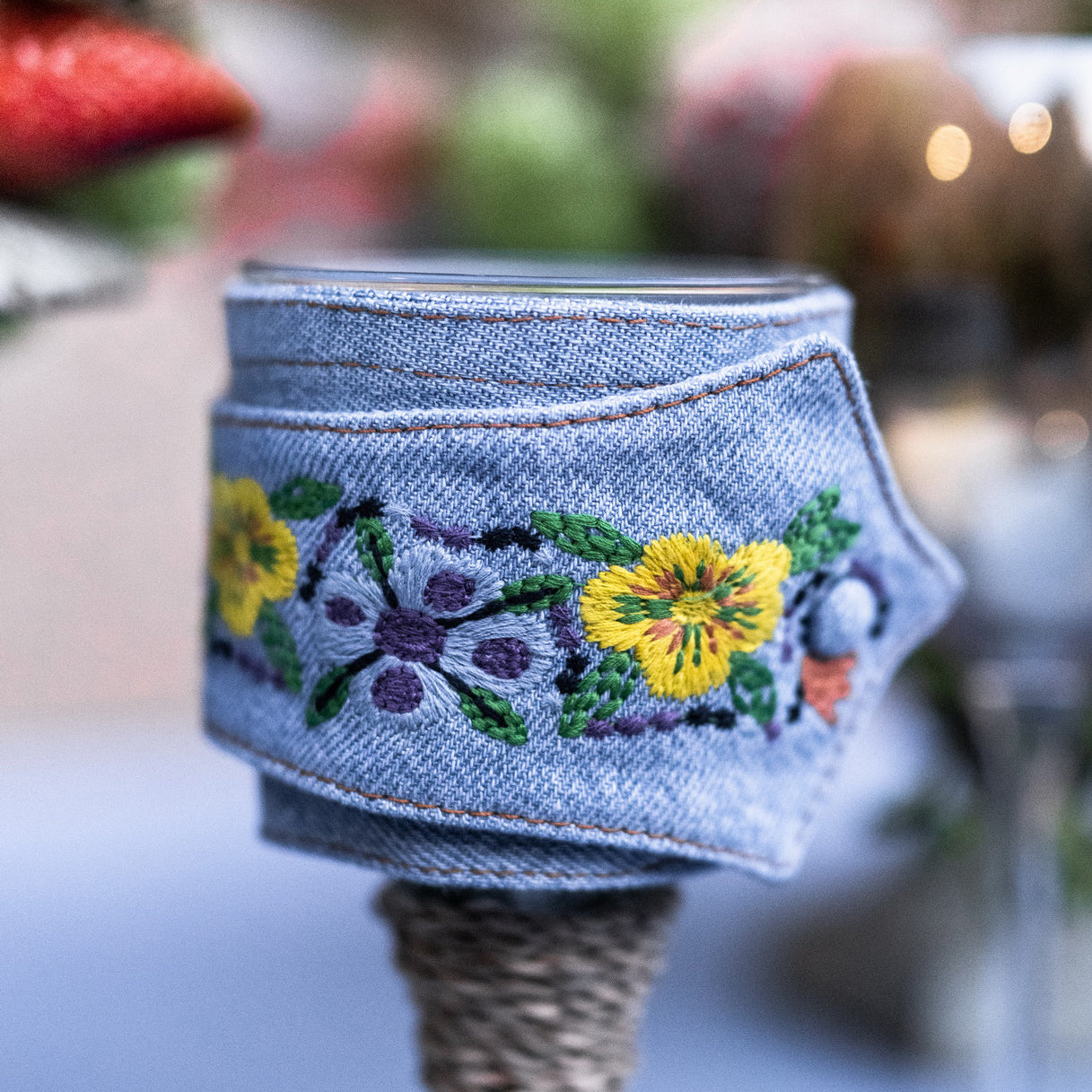 Light Denim Napkin Ring